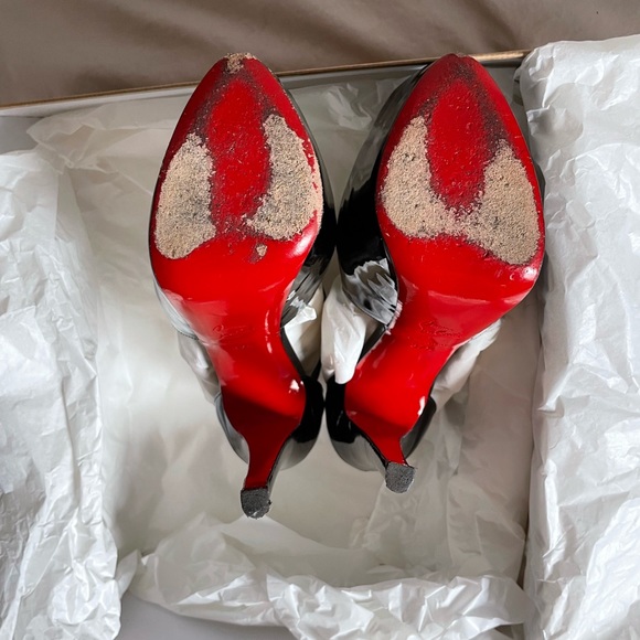 Christian Louboutin Exagona 160 patent black 37.5 - Picture 11 of 16